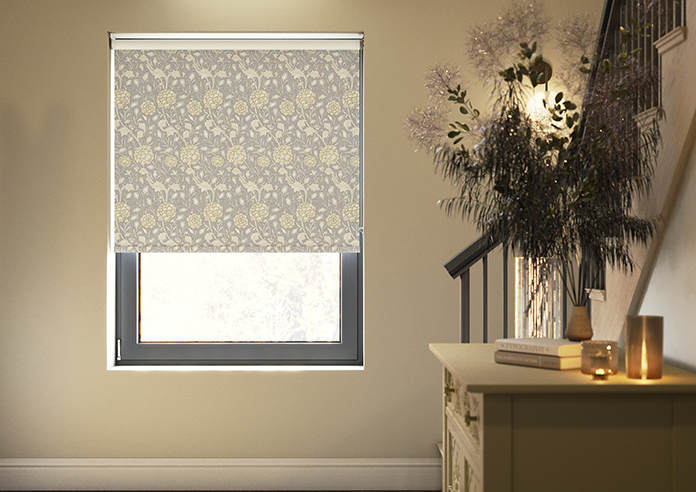 William Morris At Home Wild Tulip, Limestone - Roller Blind - Image 3